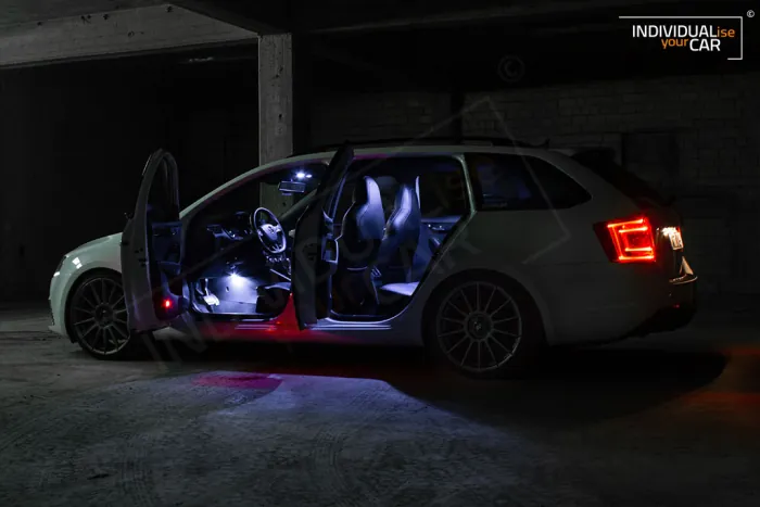 LED Innenraumbeleuchtung SET für Skoda Octavia 3/5E Kombi - Cool-White